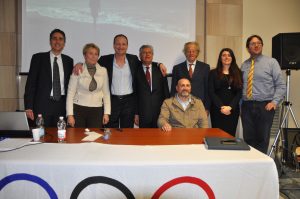 Hall of Honour of CONI Ligure - Speakers Conference: E. Guglielmelli, A. Cimaglia, S. Cimmino, A. Spataro, M. Bornia, F. Tassara, M. Di NIcola, M. Corti