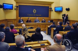 [cml_media_alt id='2404']January 14, 2016 - Rome, Chamber of Deputies - Salvatore Cimmino between Eugenio Guglielmelli Maria Chiara Carrozza and Laura Coccia[/cml_media_alt]